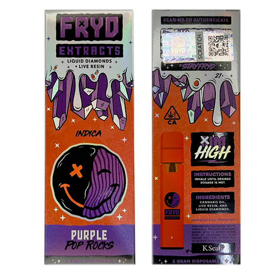 Purple pop Rocks