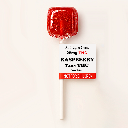 THC Lollipops | Raspberry