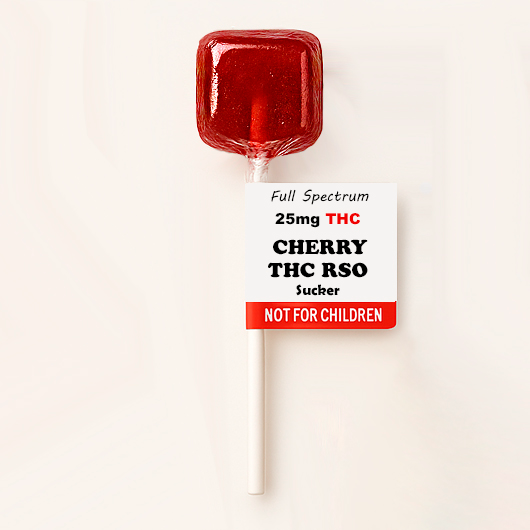 THC Lollipops | Cherry