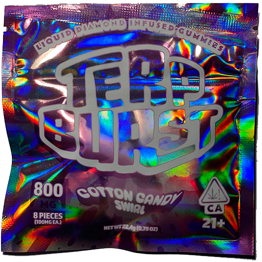 Terp Burst Cotton Candy Swirl