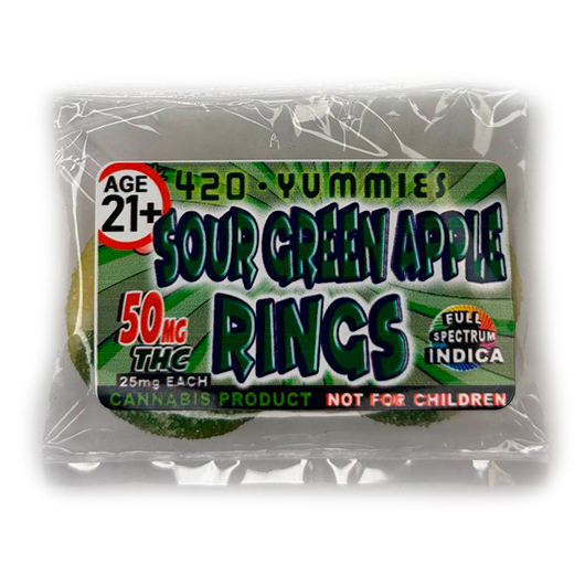 THC Gummies | Green Apple